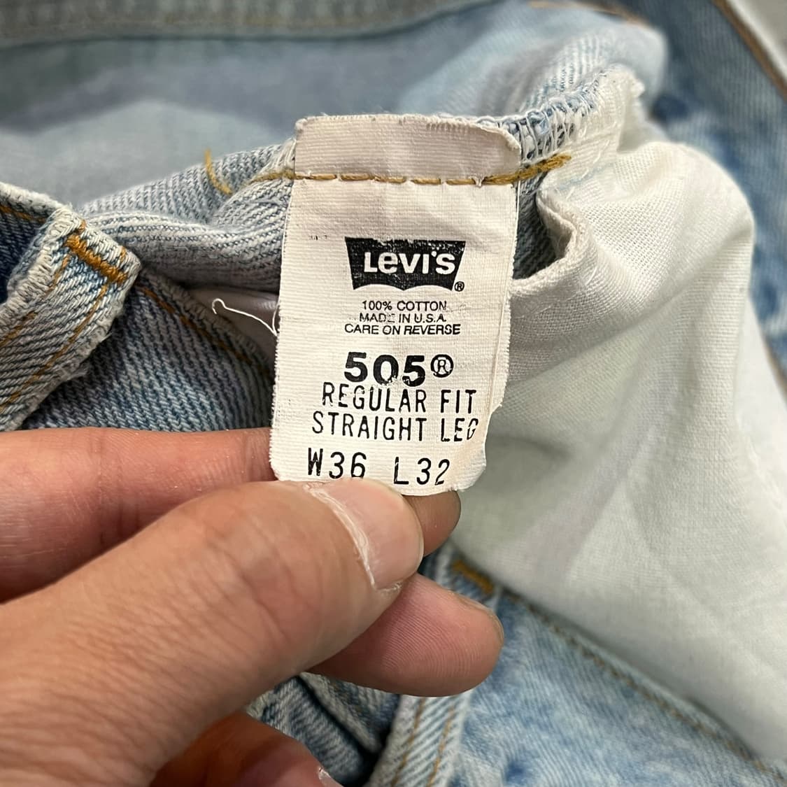  USA 리바이스 505 데님팬츠 y14191 상품이미지8