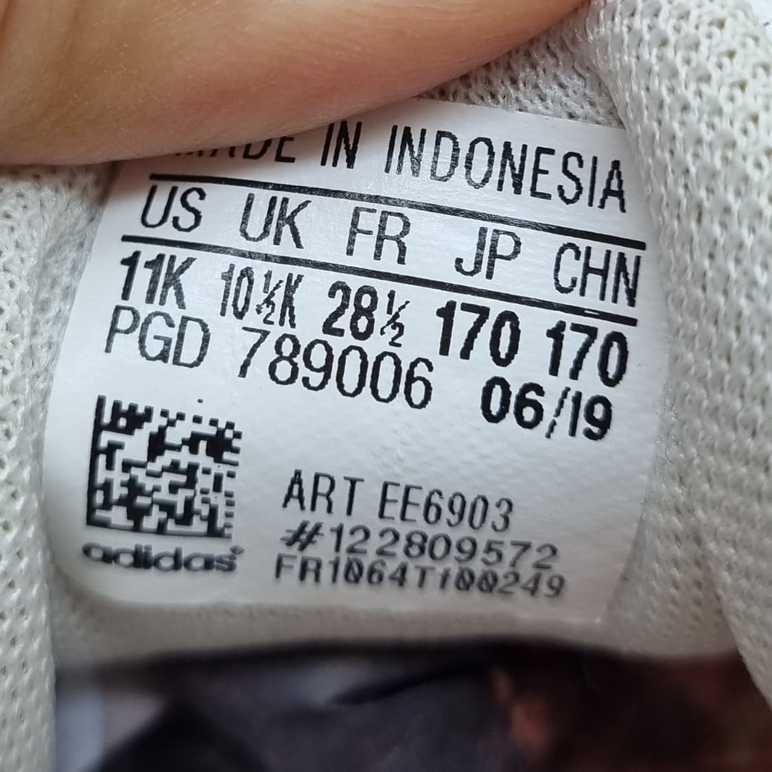 아디다스 키즈 벨크로 운동화 170 상품이미지6