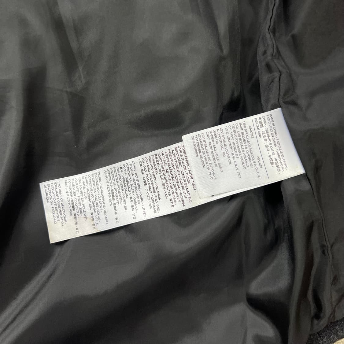 S) 리바이스 체크 패딩 조끼 베스트 아메카지 워크웨어 상품이미지6