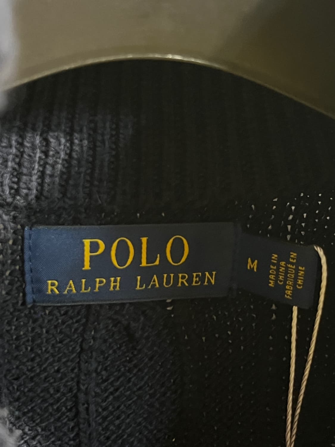 폴로 랄프로렌 네이비 하프 집업 니트 상품이미지2