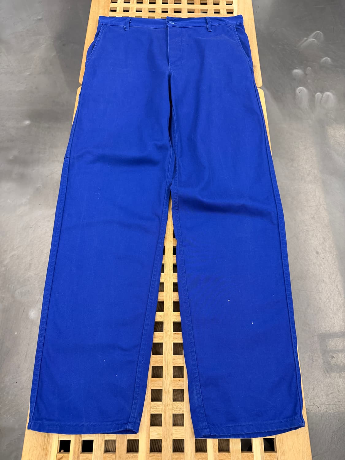 OLD VINTAGE WASHED BLUE FRENCH 프렌치워크팬츠 상품이미지1