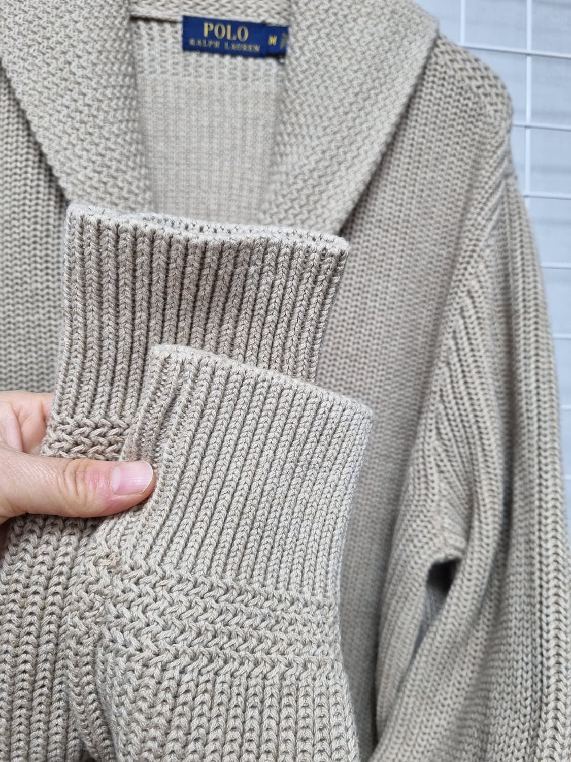 (택포) 폴로 랄프로렌 숄카라 니트 M 상품이미지4