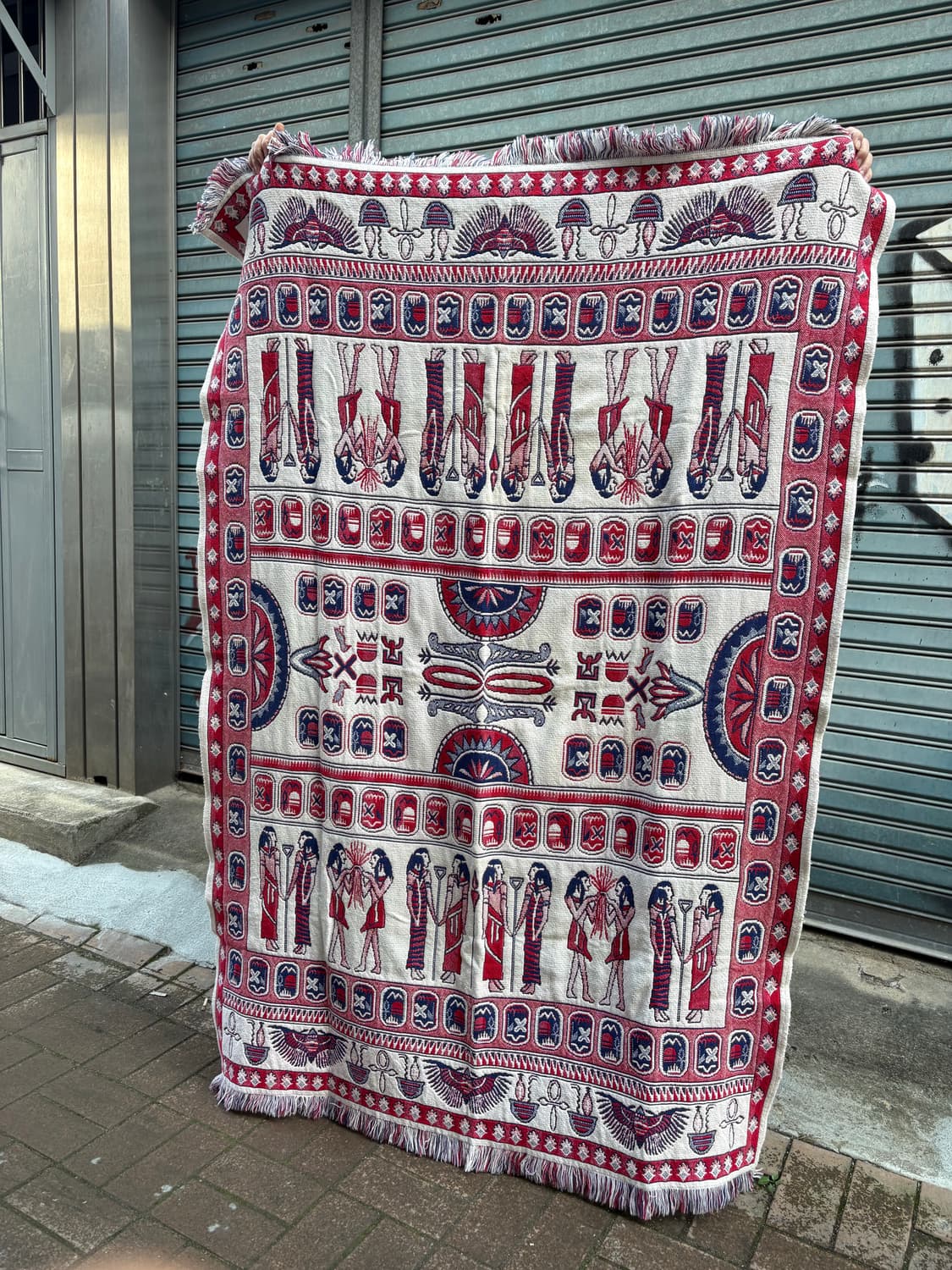 Vintage Egypt 패턴 블랭킷 상품이미지1