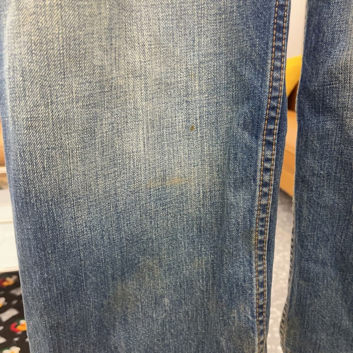 리바이스 OT220 빈티지 오렌지탭 워싱 데님팬츠 33인치 C07142 상품이미지7