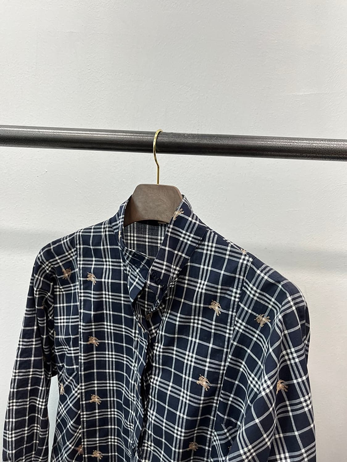 여) 버버리 멀티로고 체크셔츠  상품이미지4