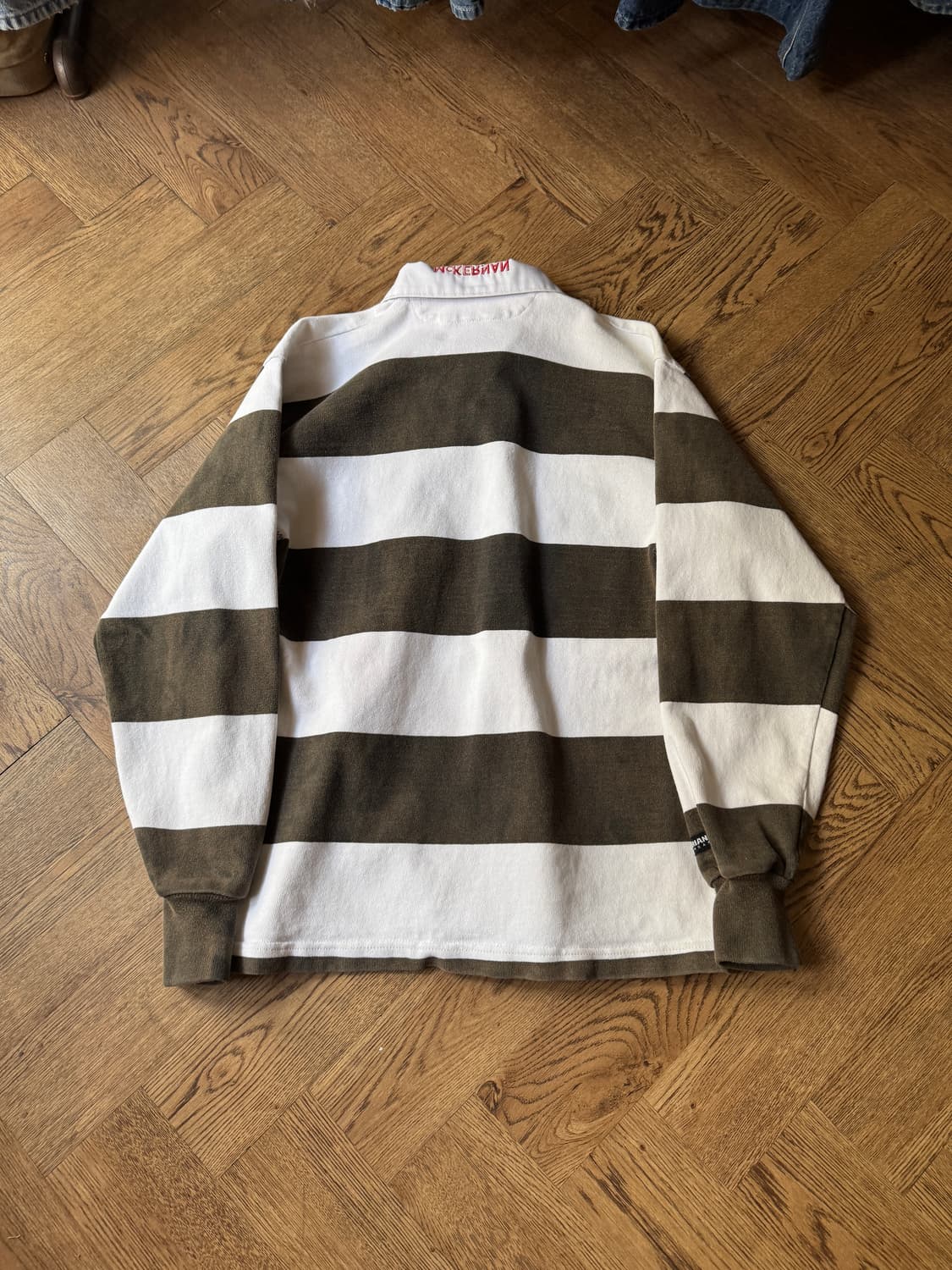 [M]BARBARIAN 바바리안 캐나다제 썬페이딩 럭비 티셔츠 상품이미지8