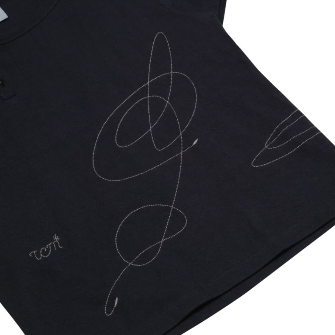TCM stitch side henly neck T (navy) 상품이미지3