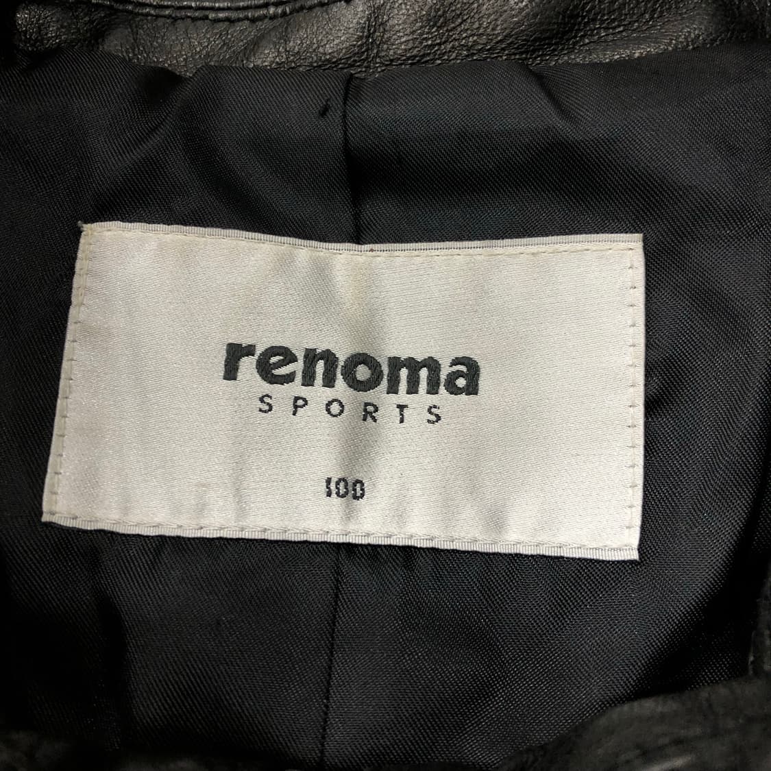 레노마 양가죽 퀄팅 레더 가죽 자켓 상품이미지6