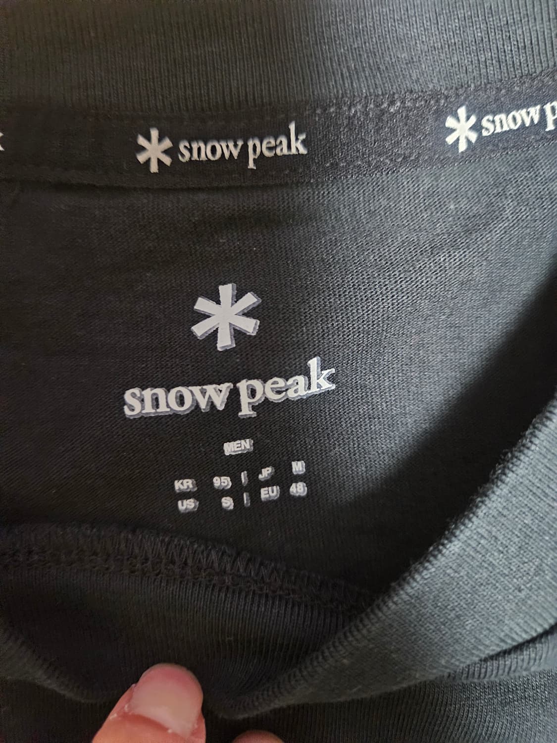 스노우피크반팔 M 상품이미지2