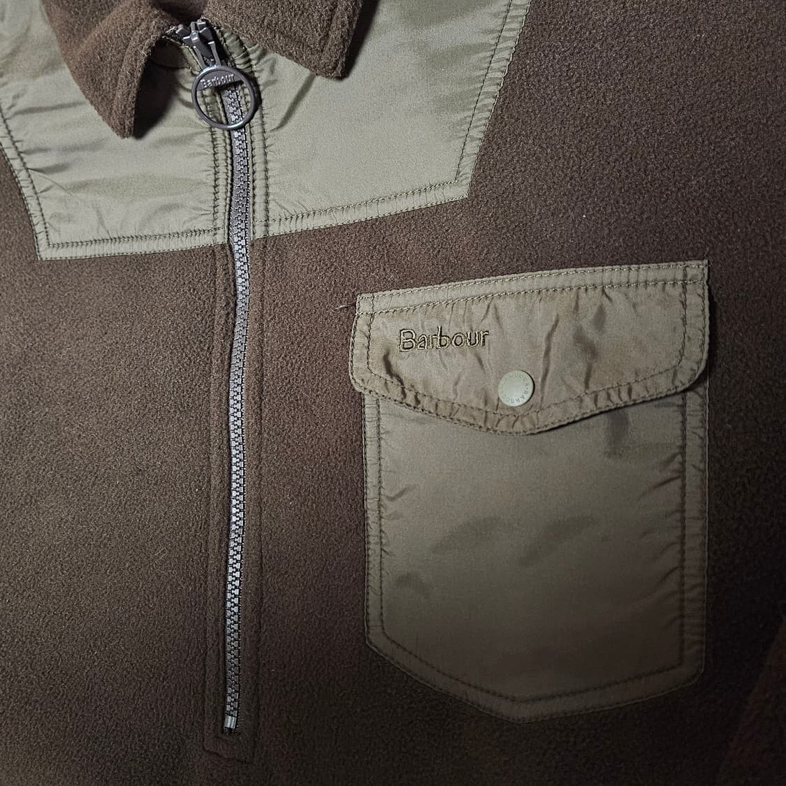 바버 하프집업 플리스 풀오버 상품이미지2