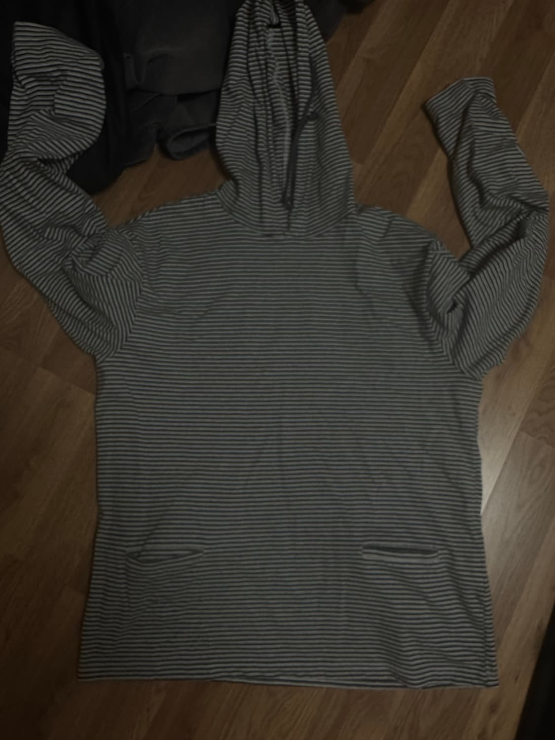 해칭룸 Stripe Hoodie Grey 3사이즈 상품이미지4
