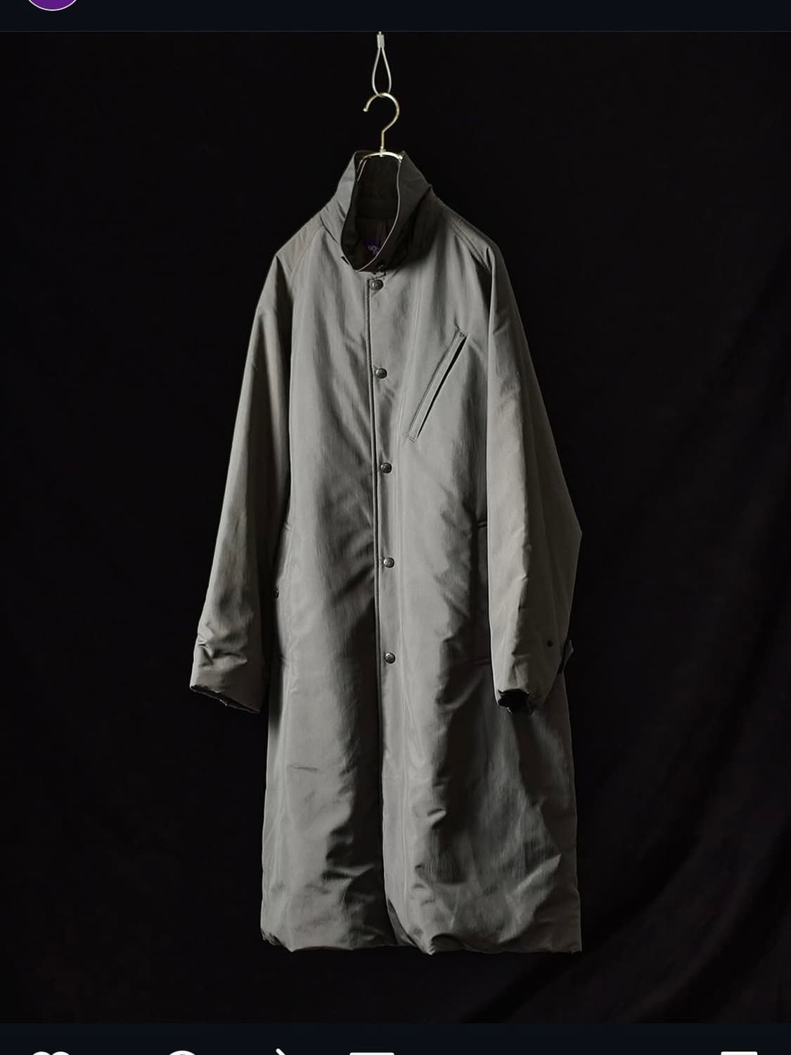 [새상품] 노스페이스 퍼플라벨 인슐레이션 스탠 칼라 코트 XL 상품이미지7