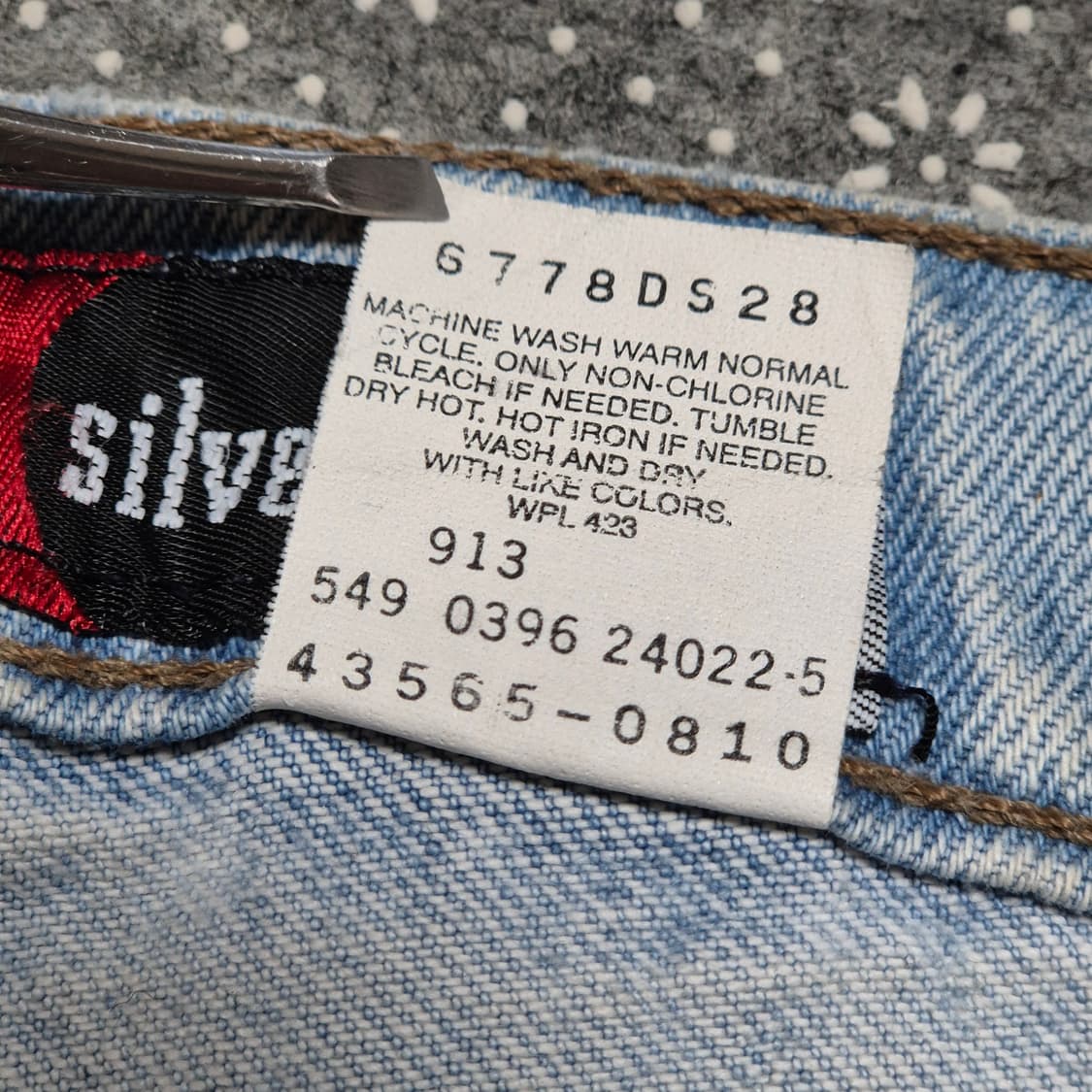 [31]90s US Made 리바이스 실버탭 -427 상품이미지4