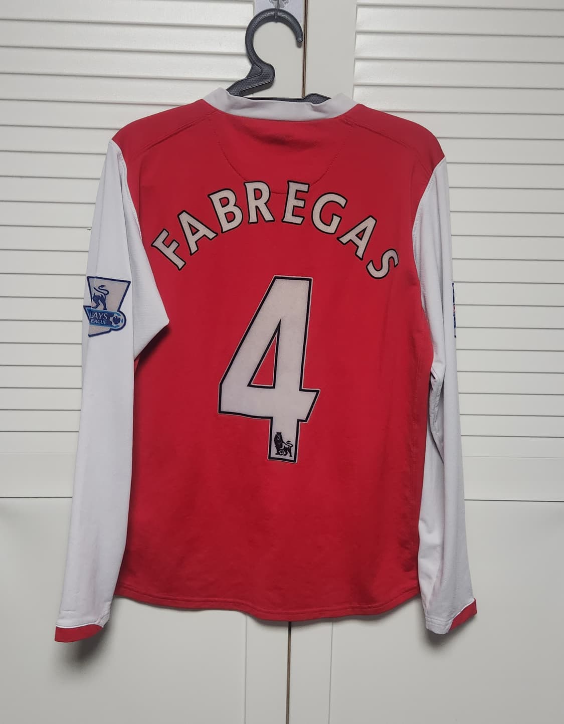 06-08 아스날 홈 긴팔 No.4 파브레가스 나이키 유니폼 상품이미지5