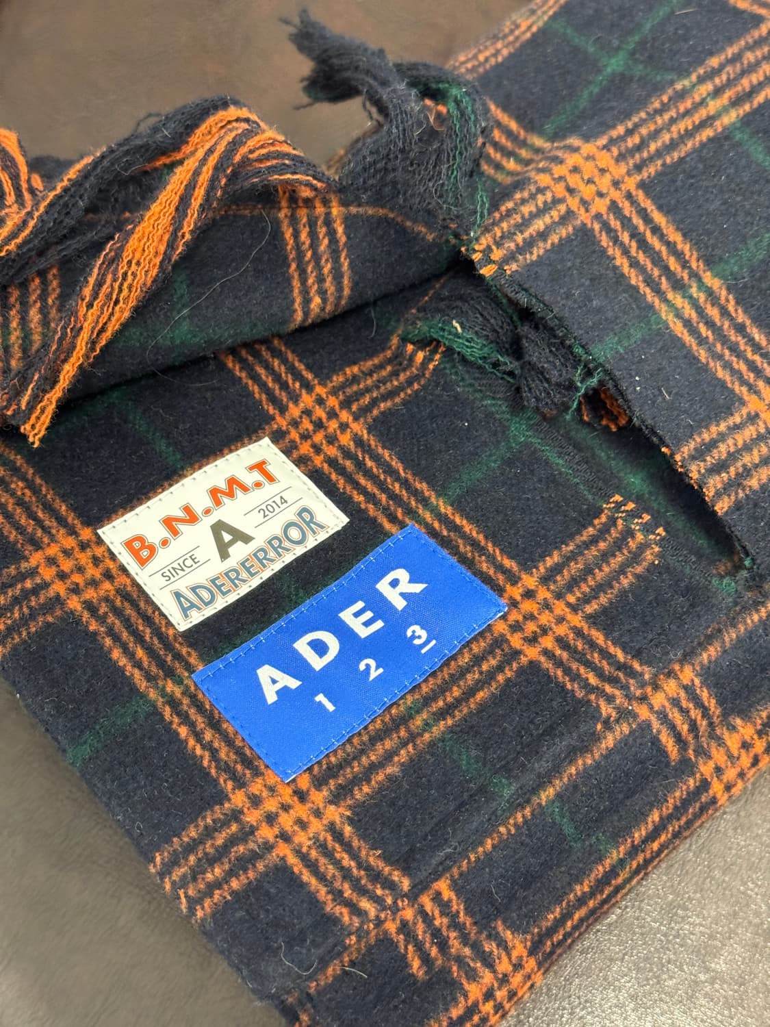 아더에러 BNMT 체크 머플러 목도리 상품이미지3