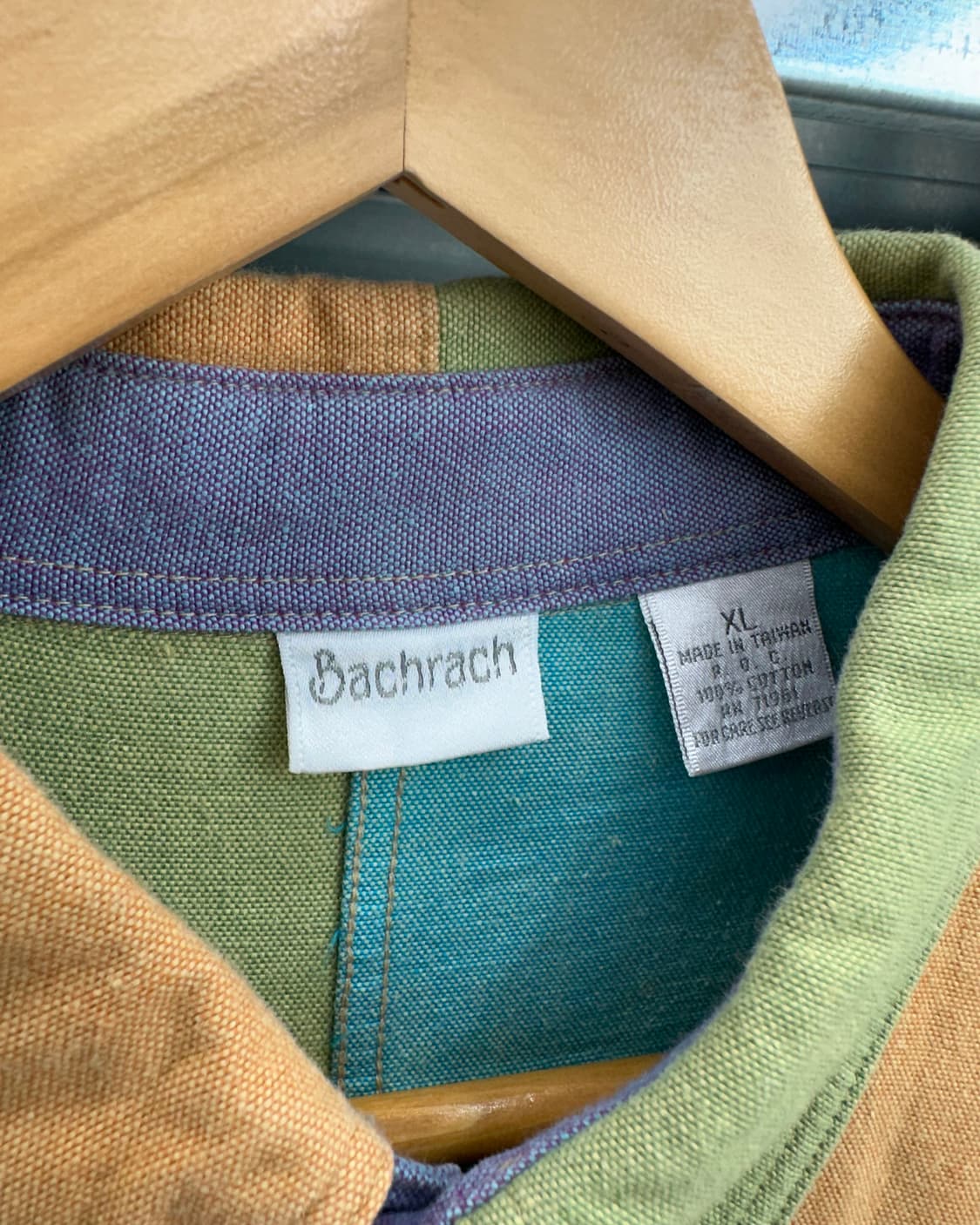 (XL~2XL)90'S BACHRACH 비비드 셔츠-M947 상품이미지4