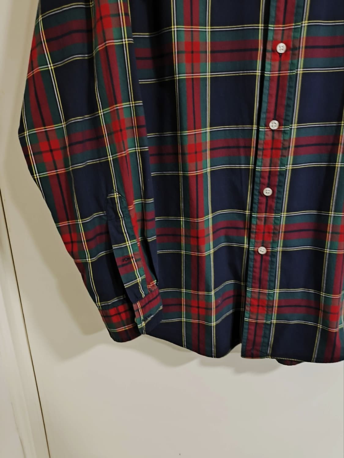 L 폴로랄프로렌 레드포니 타탄체크 셔츠 남방 상품이미지4