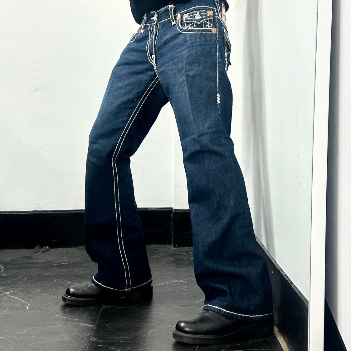 트루릴리전 월드투어 부츠컷 데님 팬츠 상품이미지3