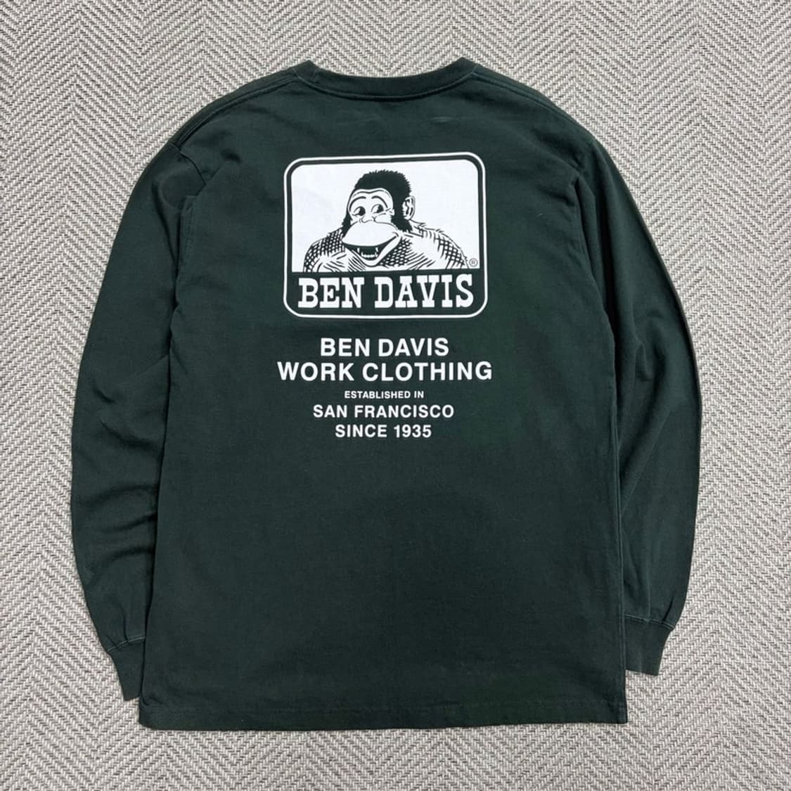 벤데이비스 백 프린팅 롱슬리브 v1734 상품이미지2