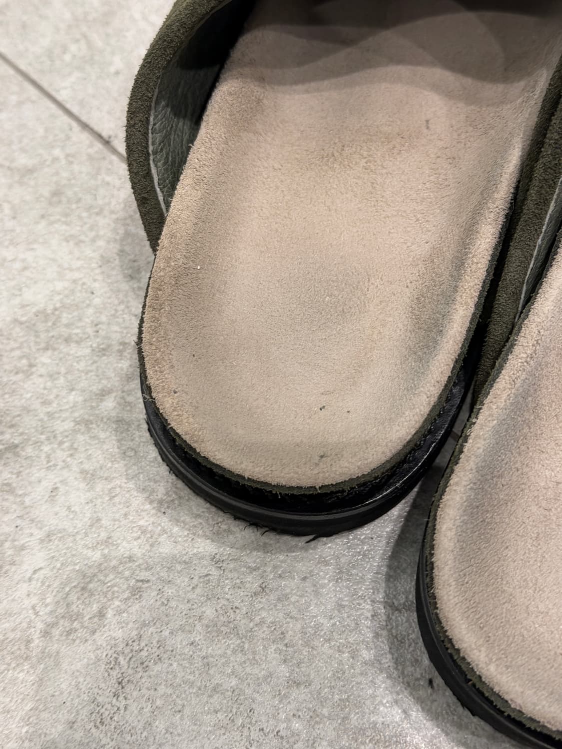 2) 폴리테루 점보 슬리퍼 올리브 2사이즈 상품이미지5