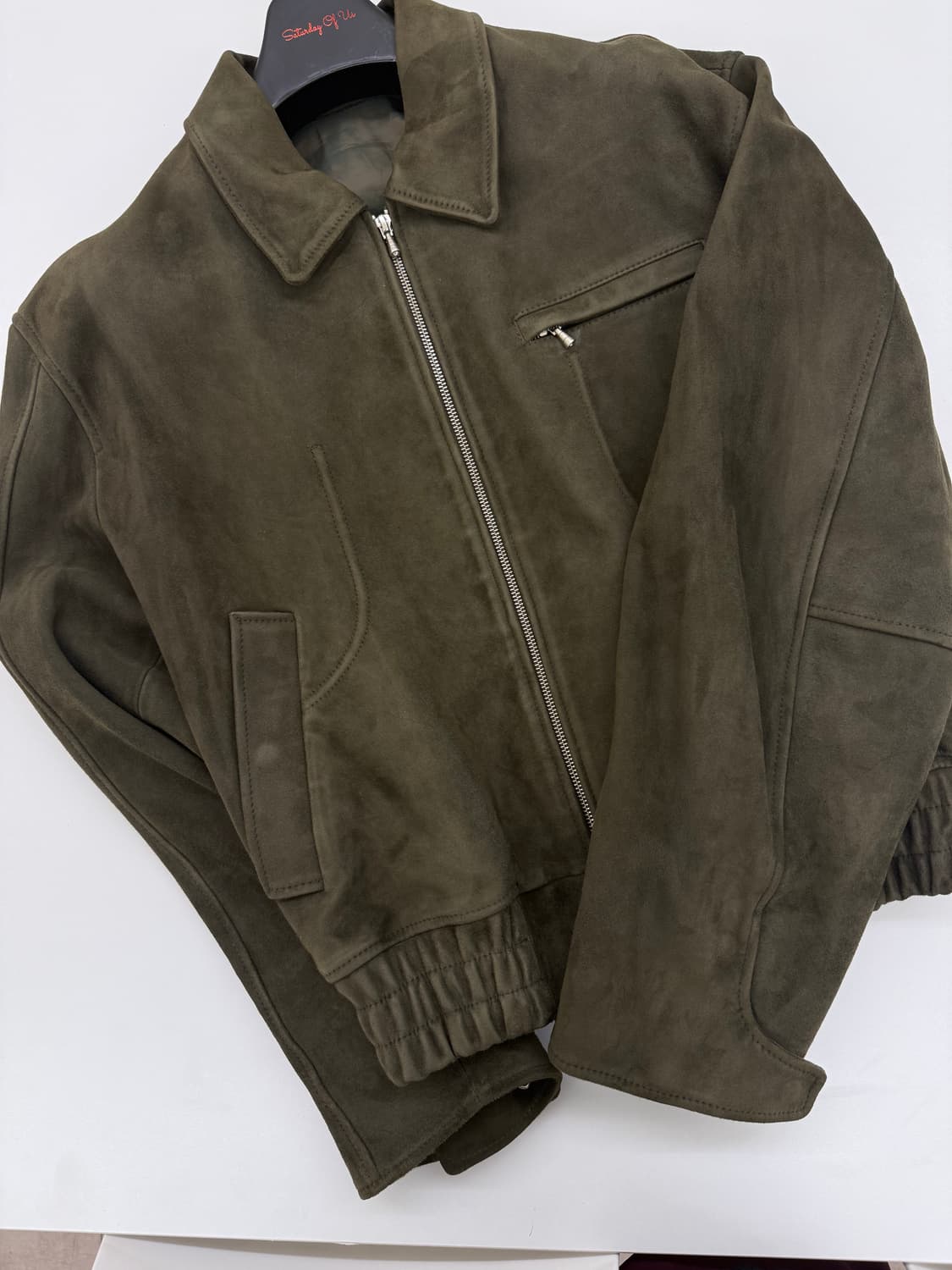 STU 고트 스웨이트 자켓 카키 L 상품이미지4