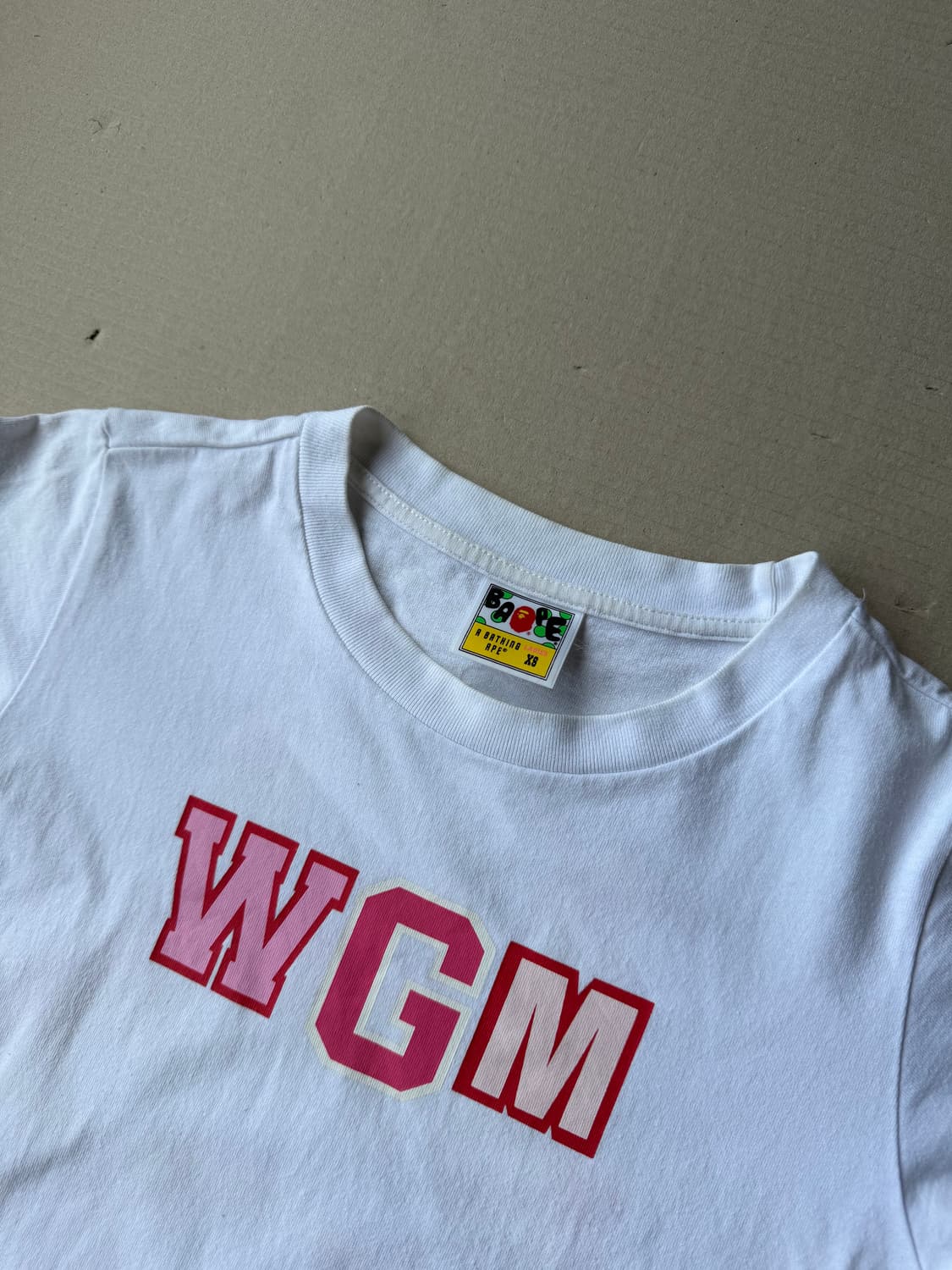 베이프 카모 샤크 WGM 반팔 티셔츠 상품이미지3