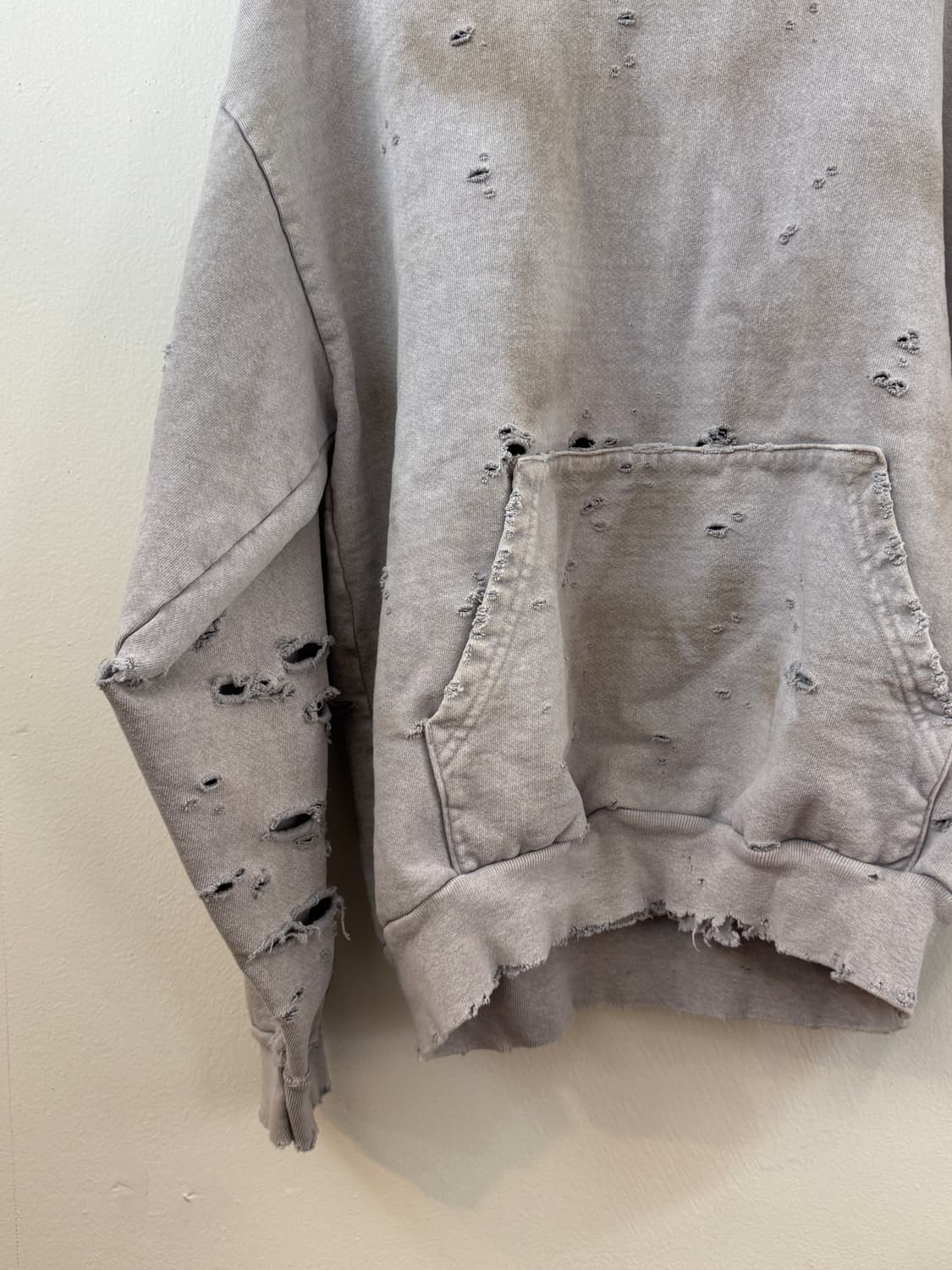 Didier wear destoryed dirty hoodie 상품이미지4