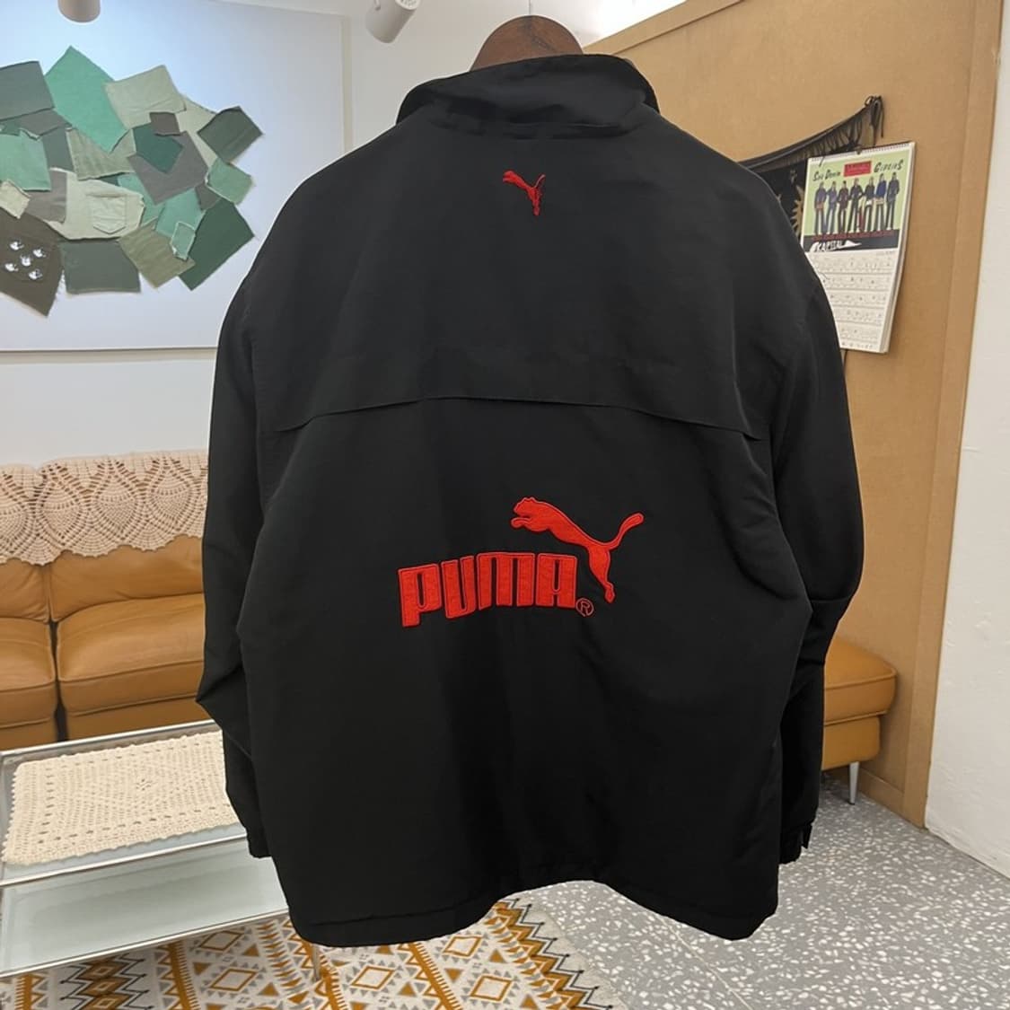 푸마 올드스쿨 캐주얼 빈티지 오버핏 바람막이 자켓 110 C11035 상품이미지4