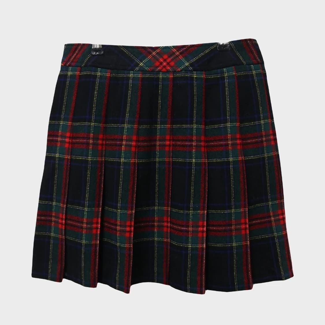 프레피룩 체크 플리츠  울 스커트 63543 상품이미지2