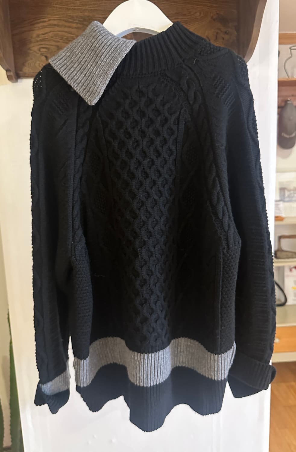 메종 미하라야스히로 케이블 니트 (F) 상품이미지4