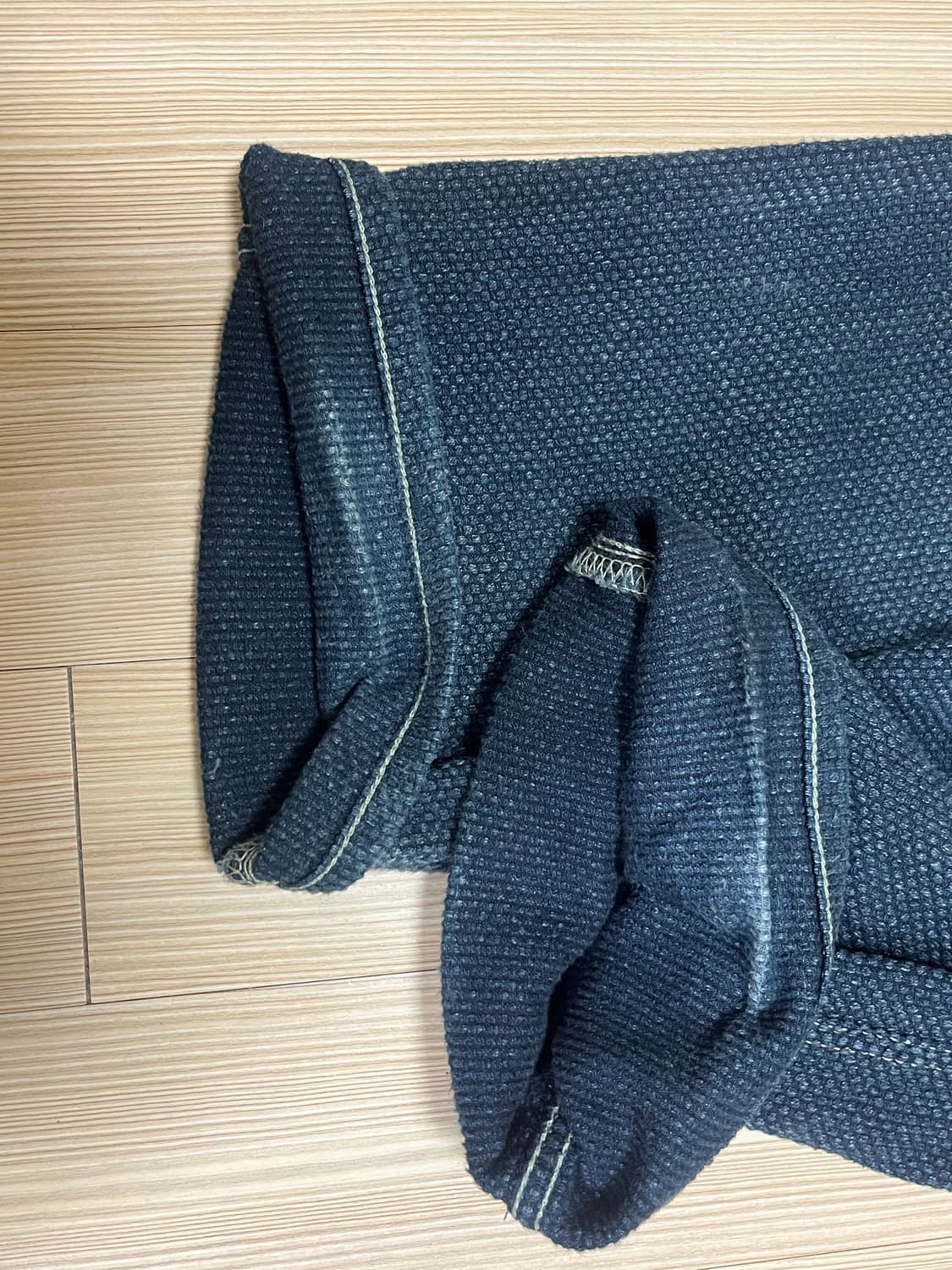 키바타 RTW 002 One Washed Sashiko 사시코 팬츠 상품이미지5