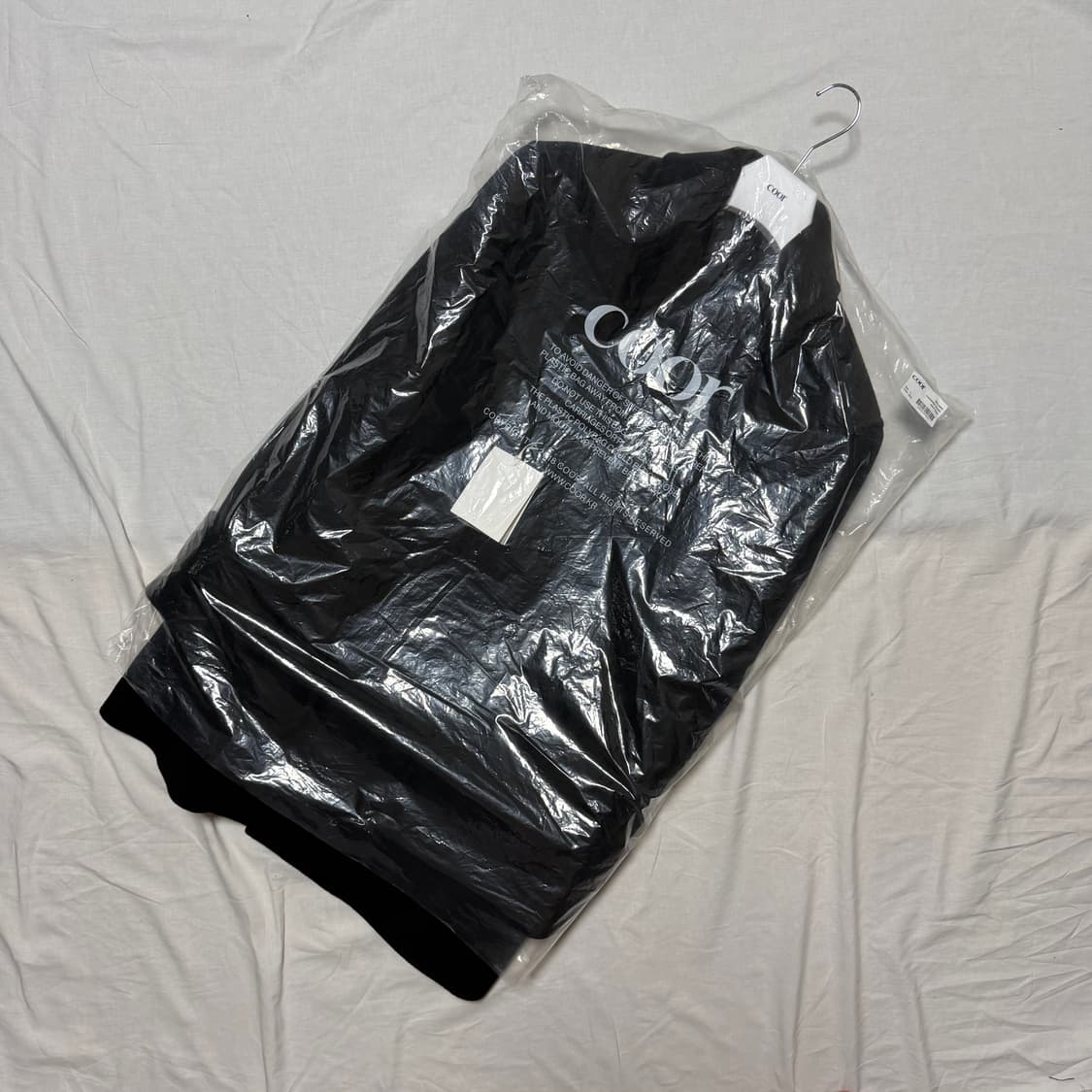 쿠어 벨란디 캐시미어 블렌드 하프 코트 (블랙/L) 상품이미지2