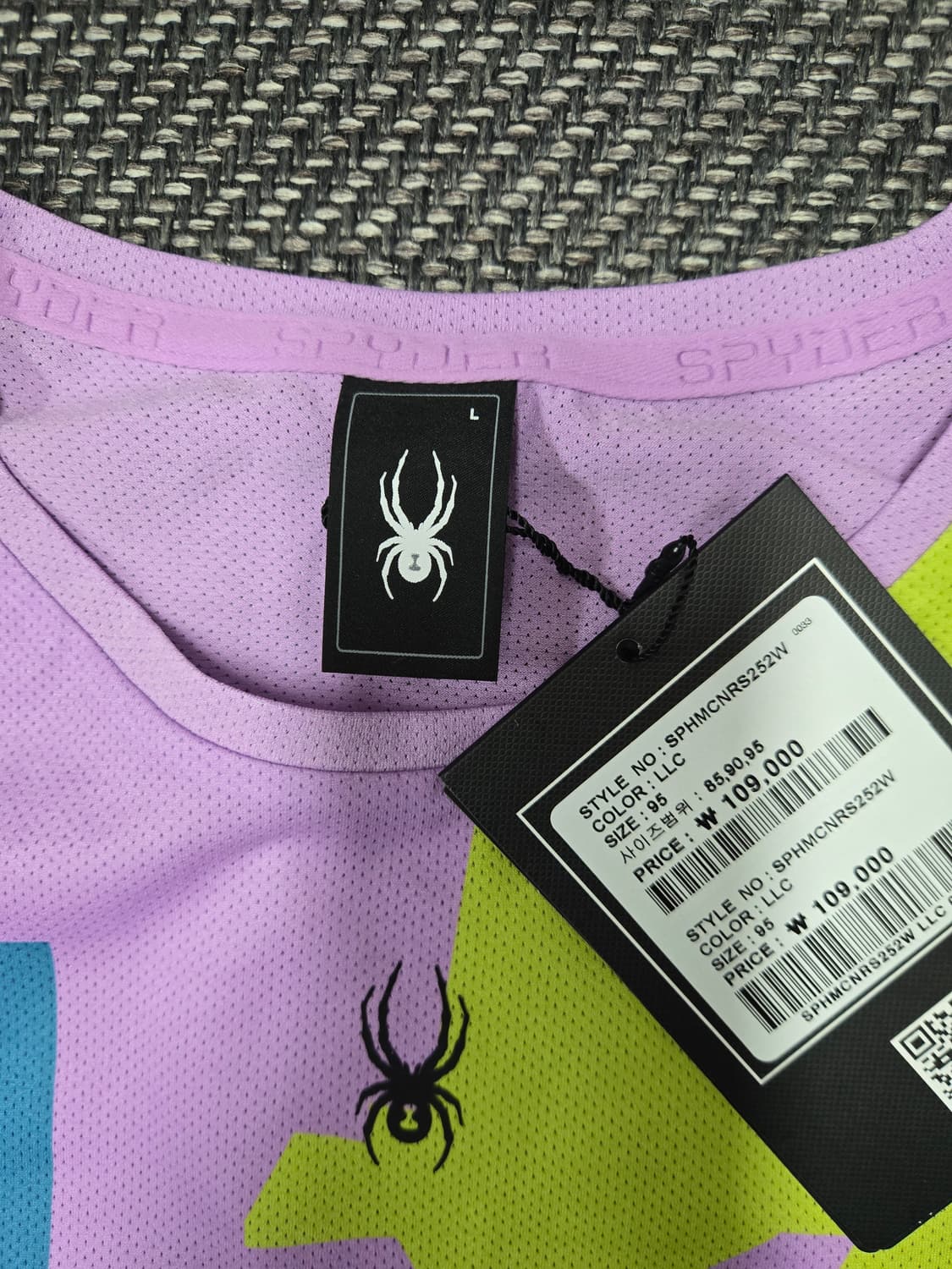 스파이더 그래픽 패턴 크롭 티셔츠 상품이미지8