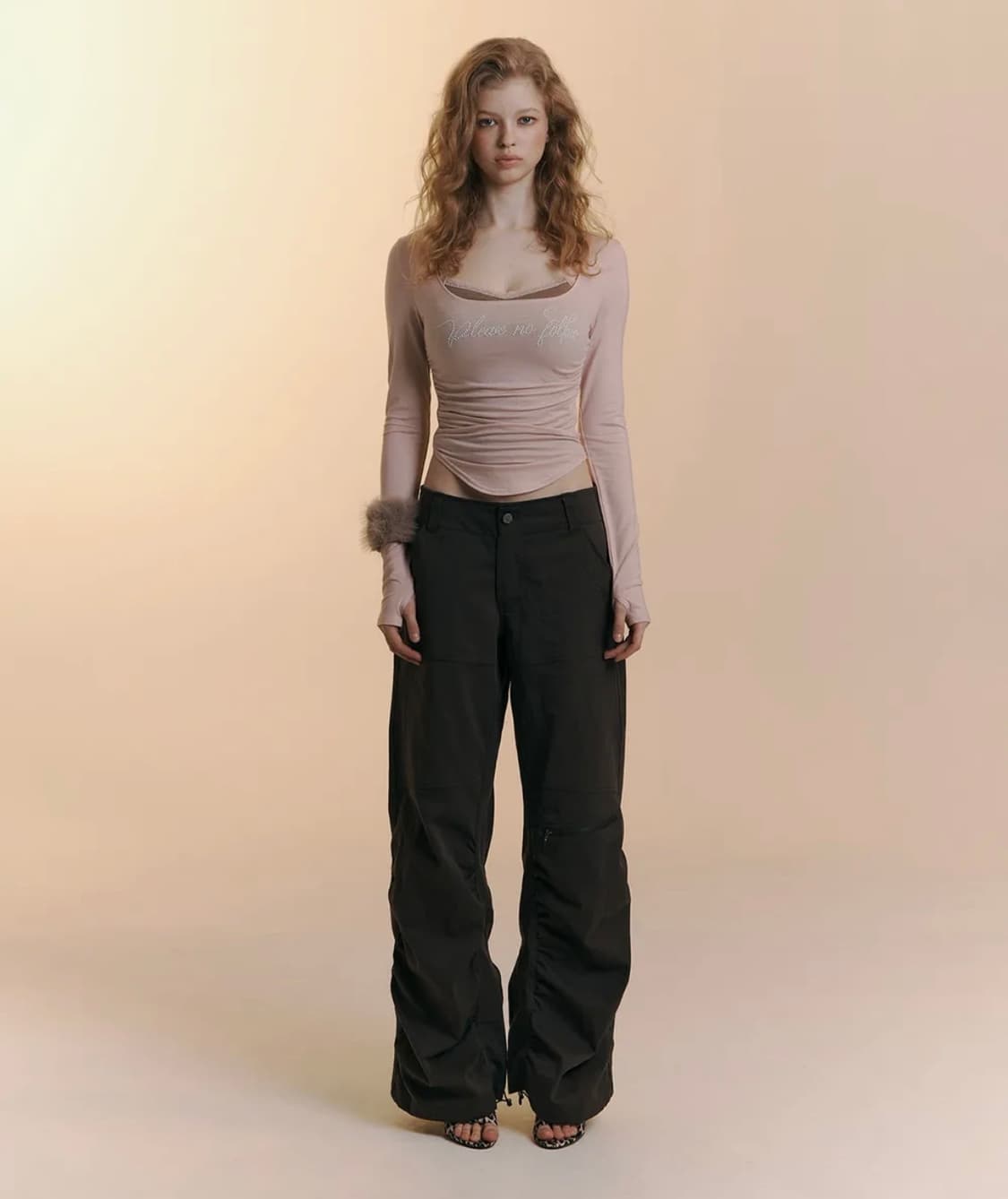 플리즈노팔로우 Ava 패러슈트 팬츠 브라운 s 상품이미지1