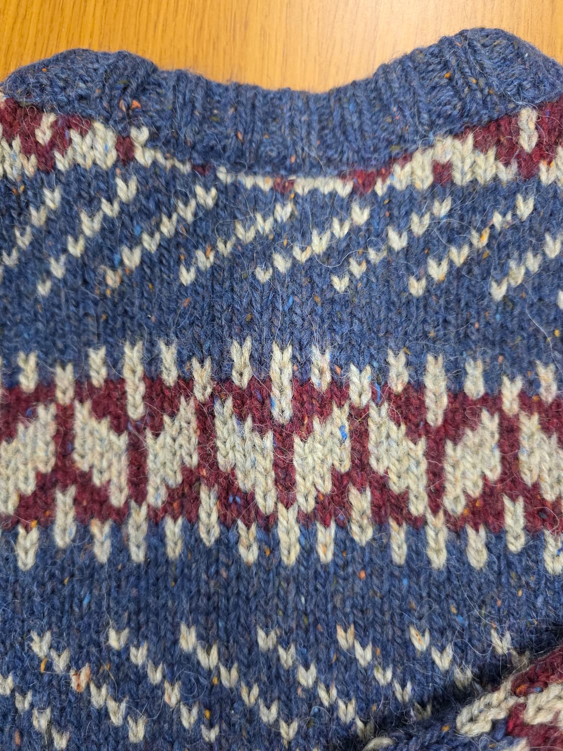 세인트 마이클 영국산 페어아일 울 니트 빈티지 스웨터 100 상품이미지9