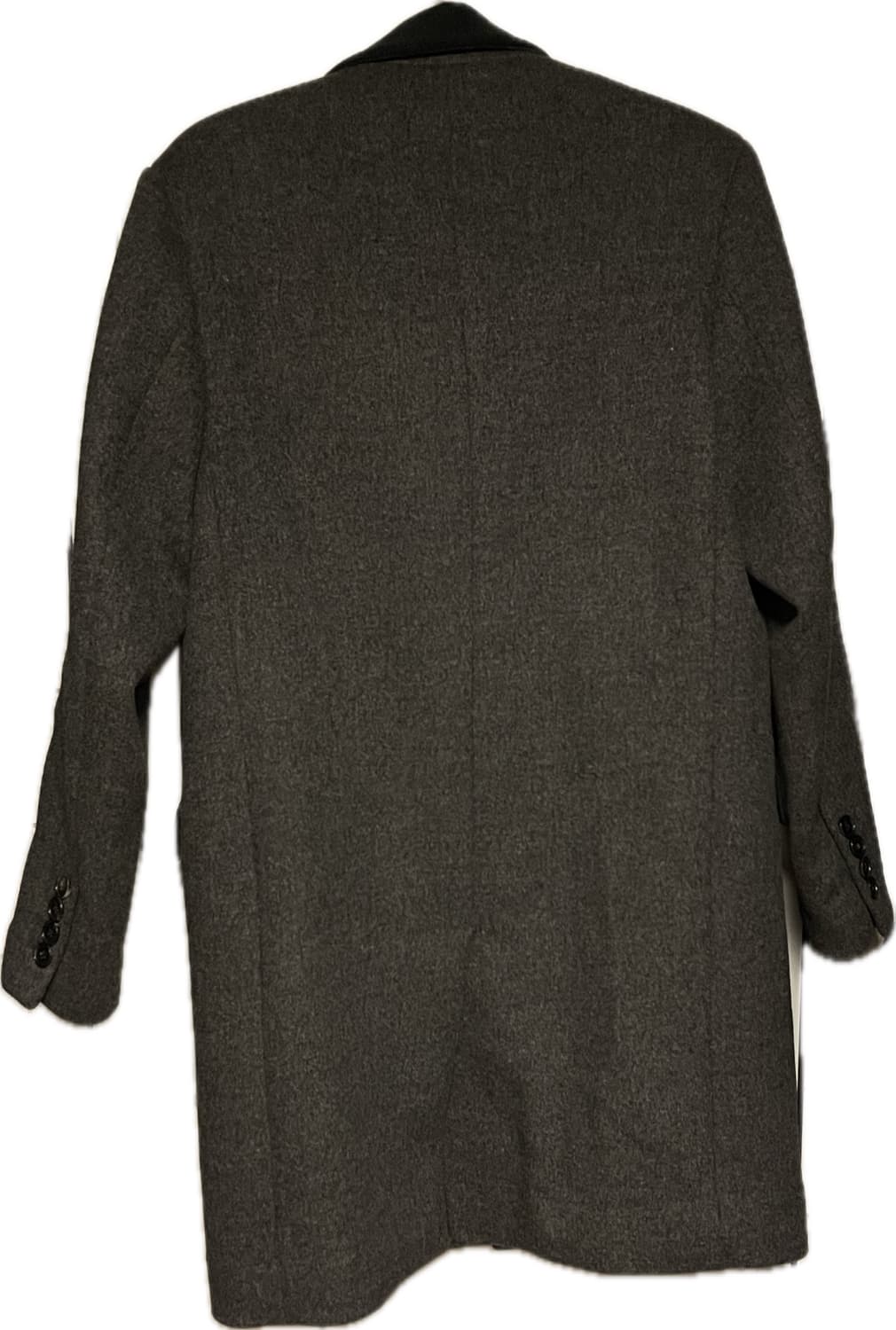 (우먼) 던스트 멜란지 그레이 울 싱글코트 상품이미지4