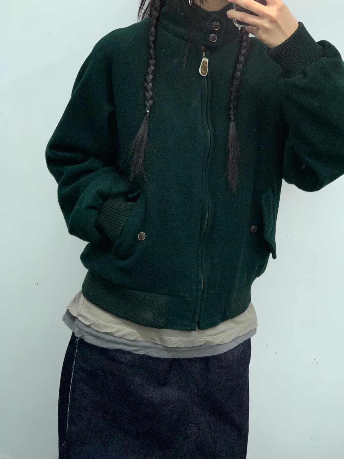 Rizzo 90s 울 봄버 자켓 상품이미지2