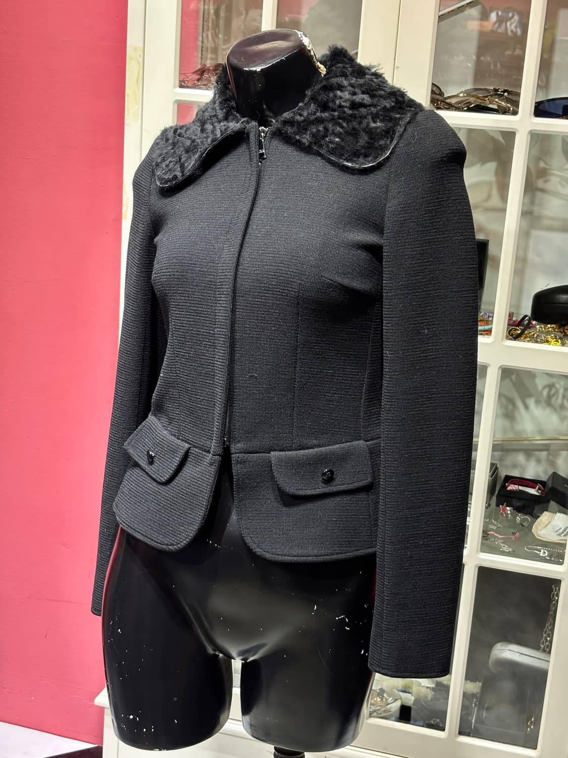Dolce & Gabbana jacket 돌체앤가바나 퍼 카라 자켓 상품이미지1