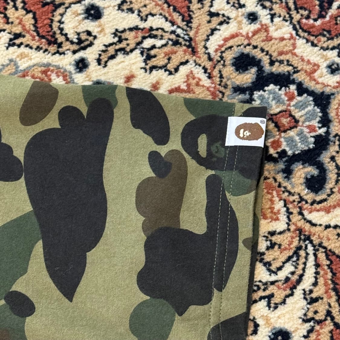 베이프 녹계 카모 타이거 티셔츠 18ss (L) 상품이미지6