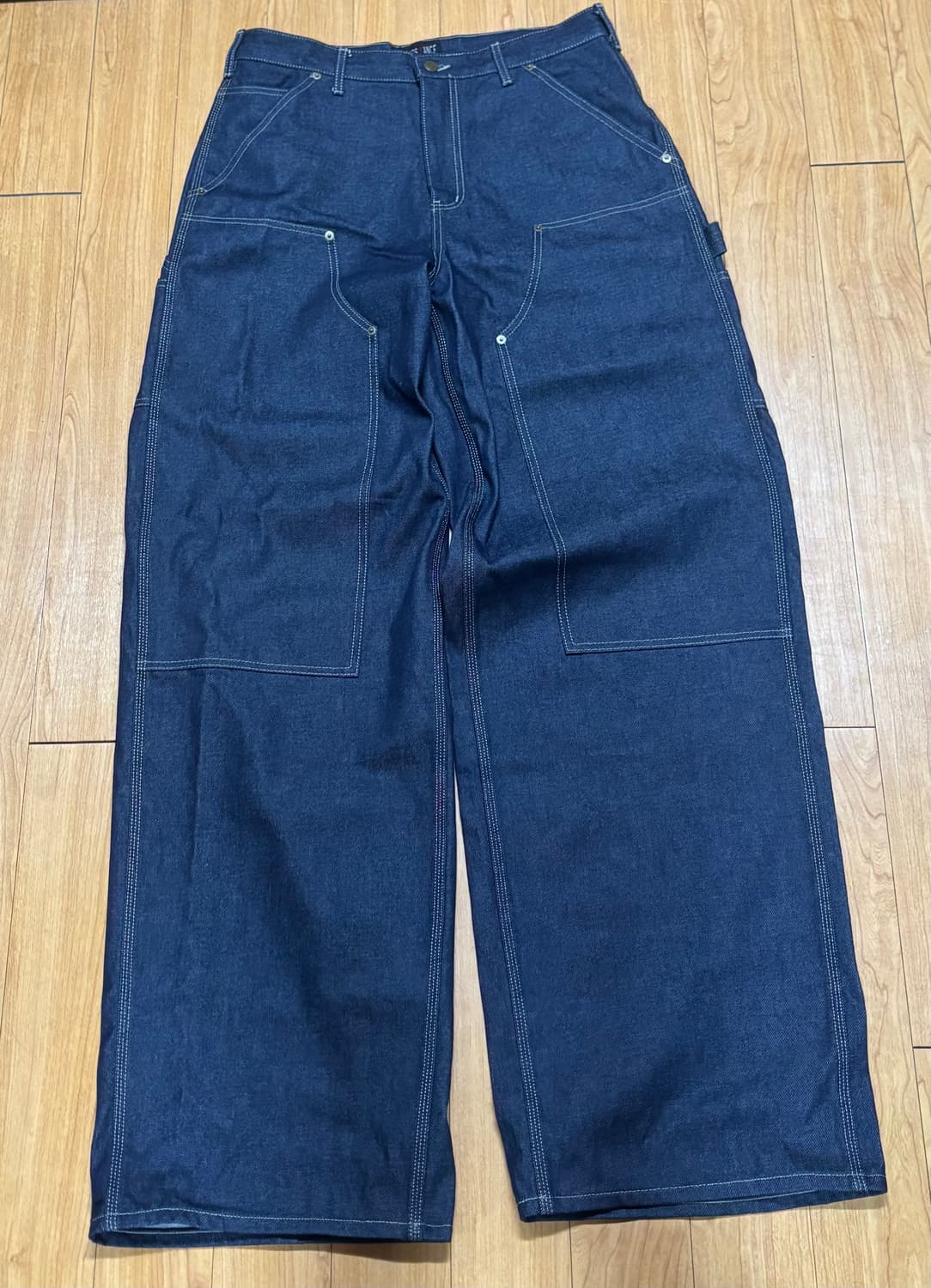 [2] 에모스탠스클럽 재패니즈 카펜터 와이드 배기진 데님 상품이미지4