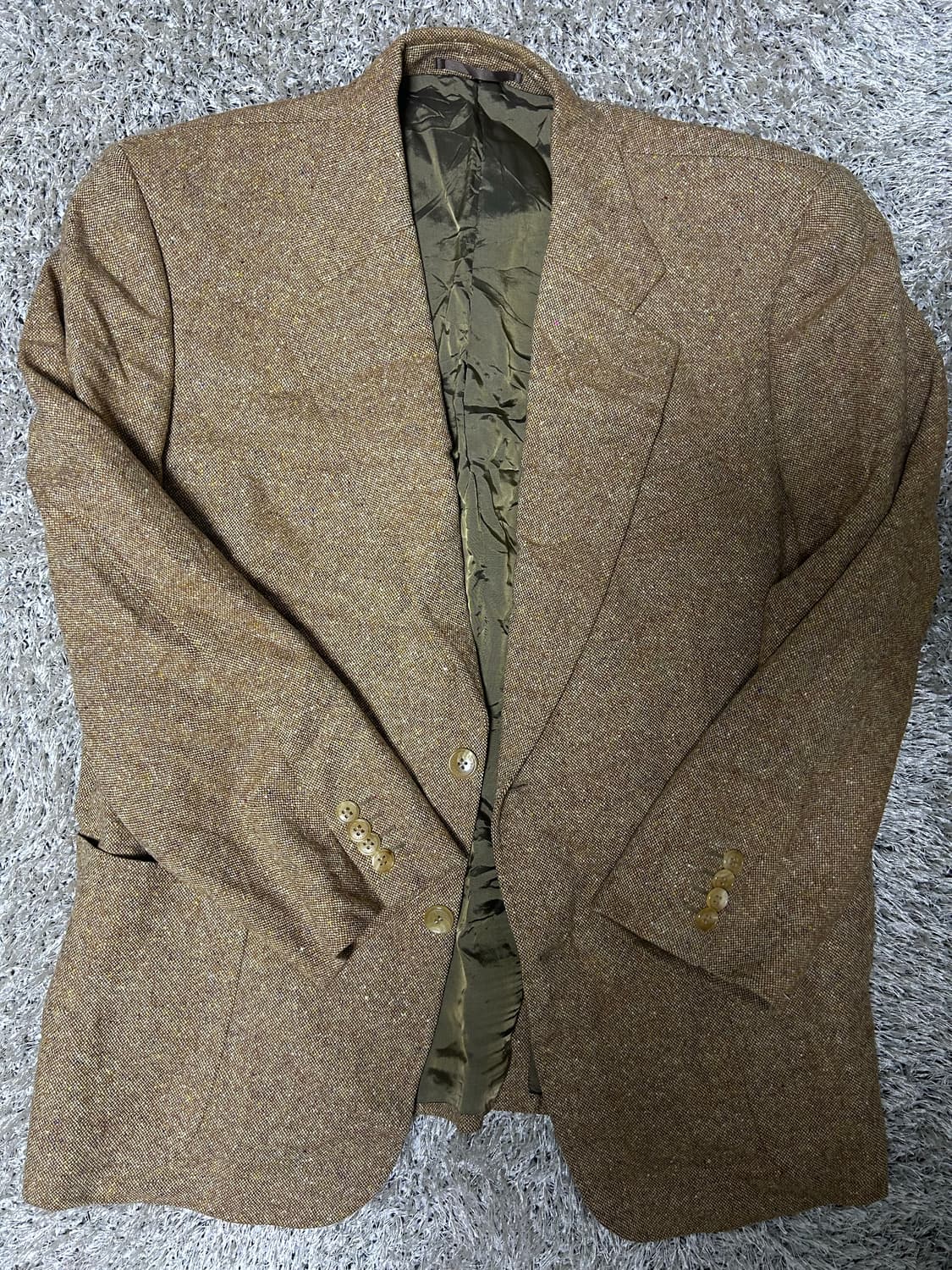 일제 울 체크 블레이저 사이즈 100 상품이미지1