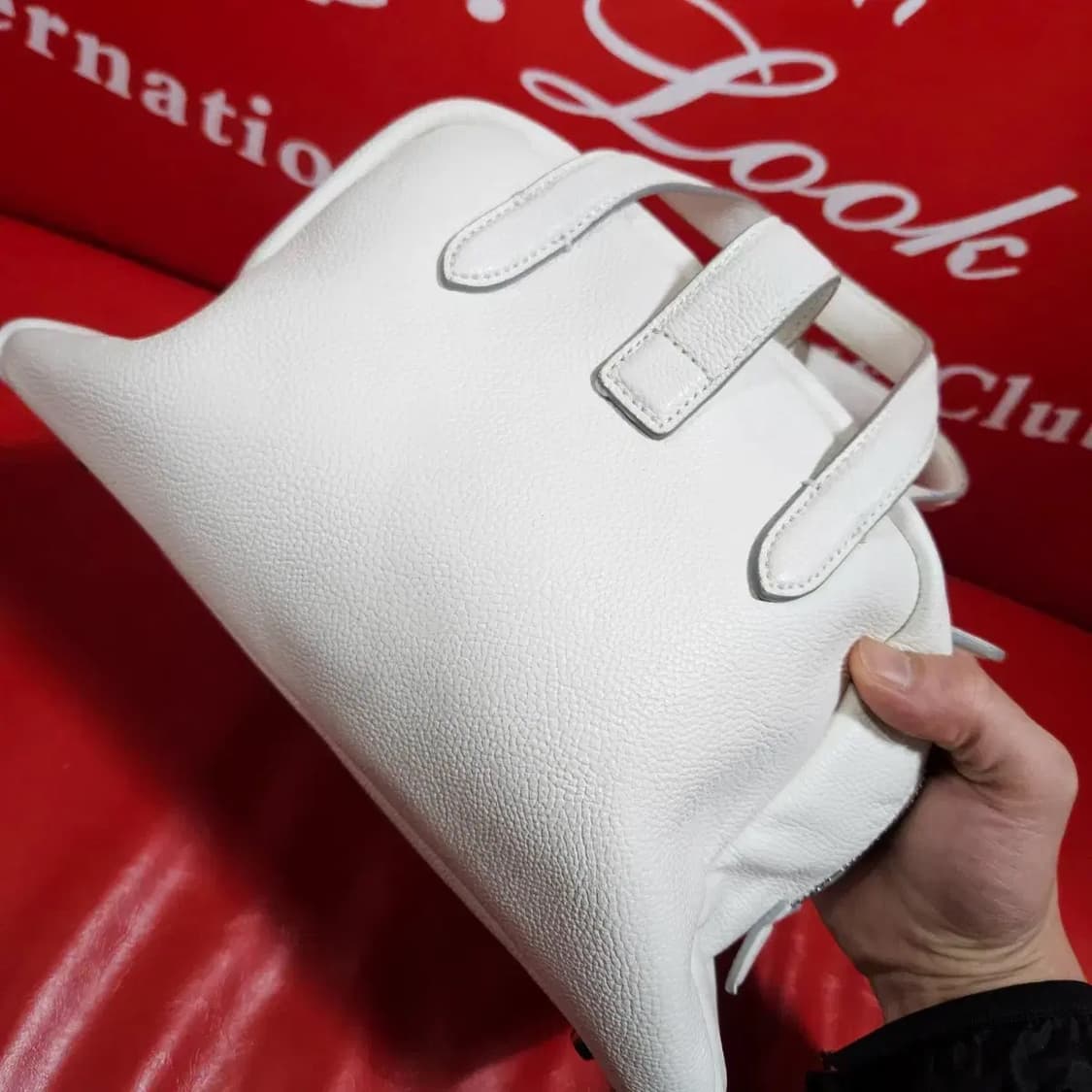 분크(Vunque) 미니 화이트 토트백  상품이미지6