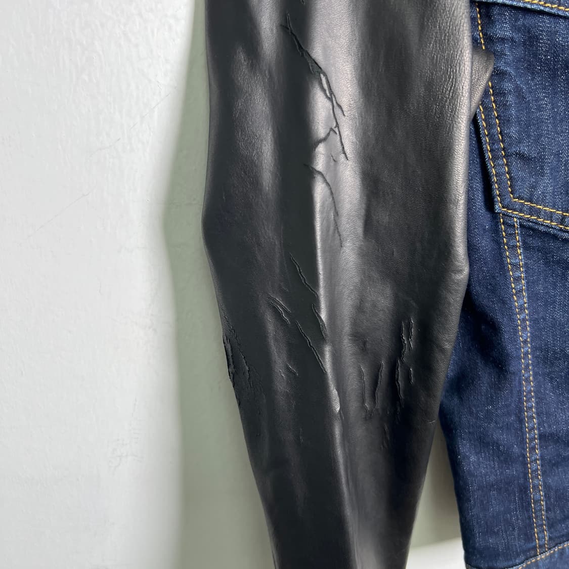 젠메이드 암 레더 데님 자켓 L 상품이미지10
