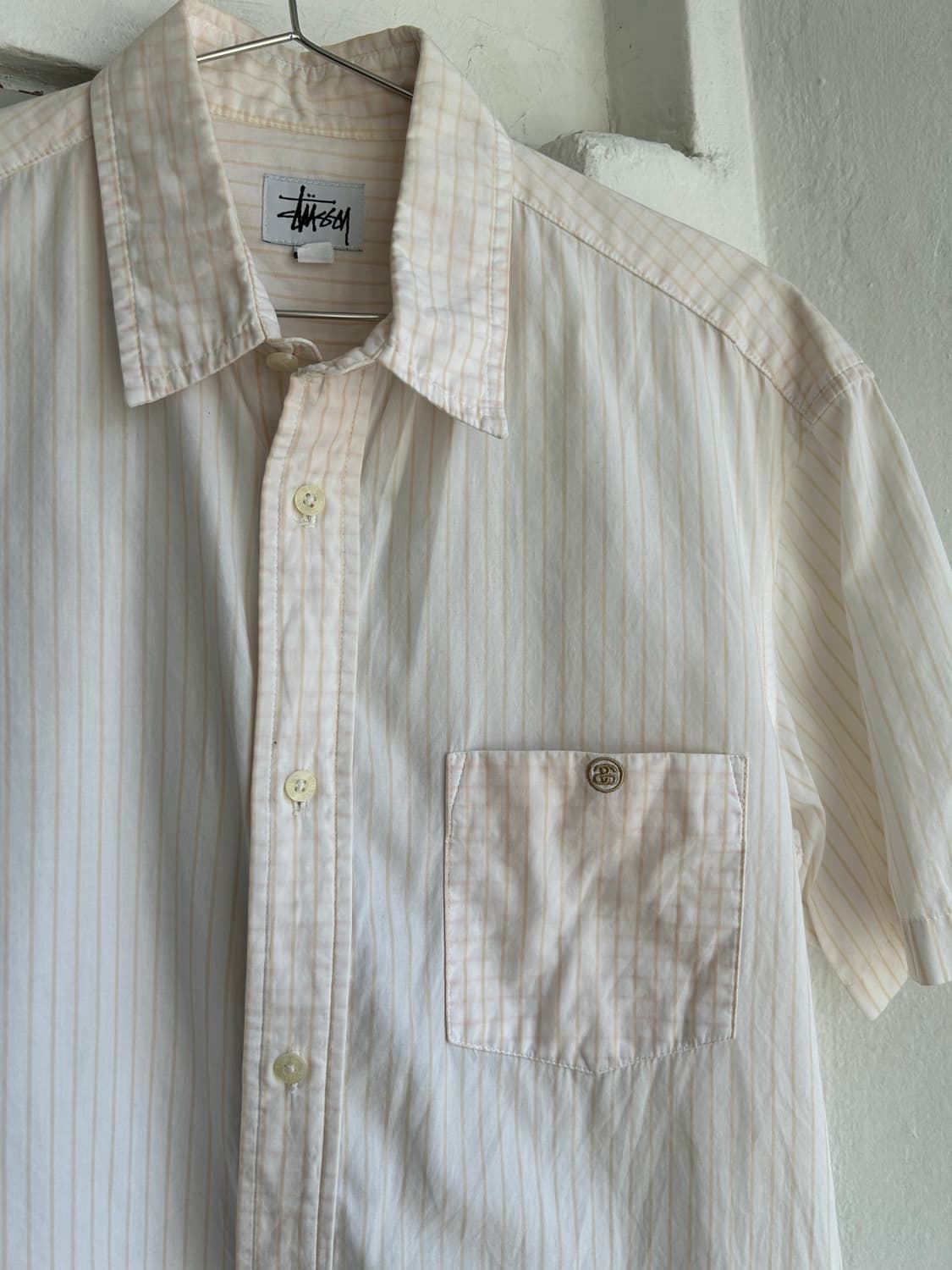 90‘s 스투시 스트라이프셔츠 상품이미지1