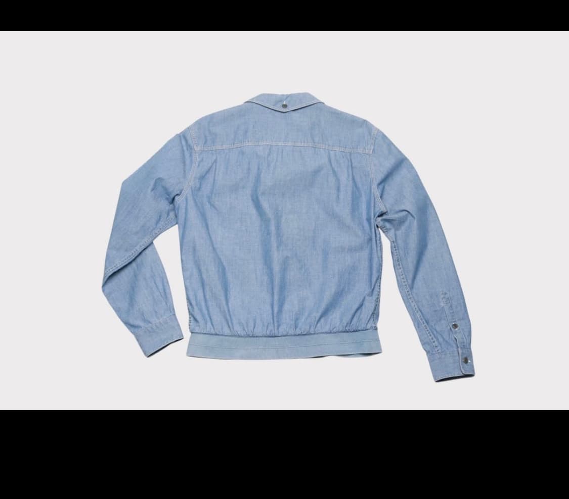 [L] 유니클로x르메르 샴브레이 블루종 자켓 상품이미지3