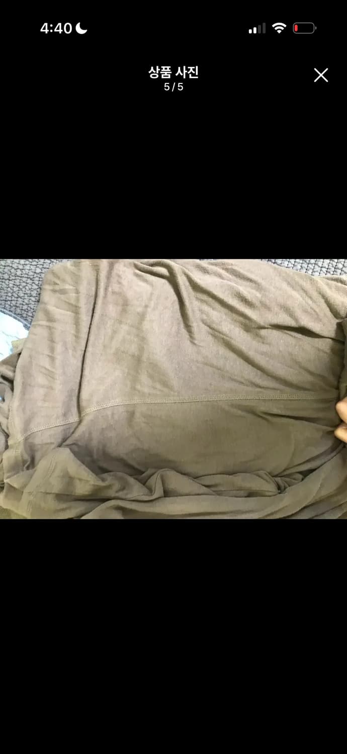 보헴서 후드 버튼 워머 티(브라운) 상품이미지5