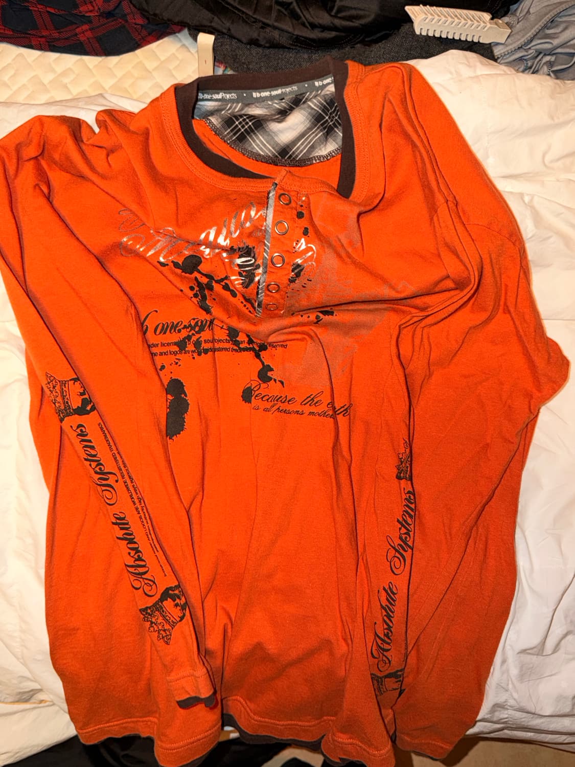 Y2K 빈티지 타투 롱슬리브 상품이미지1