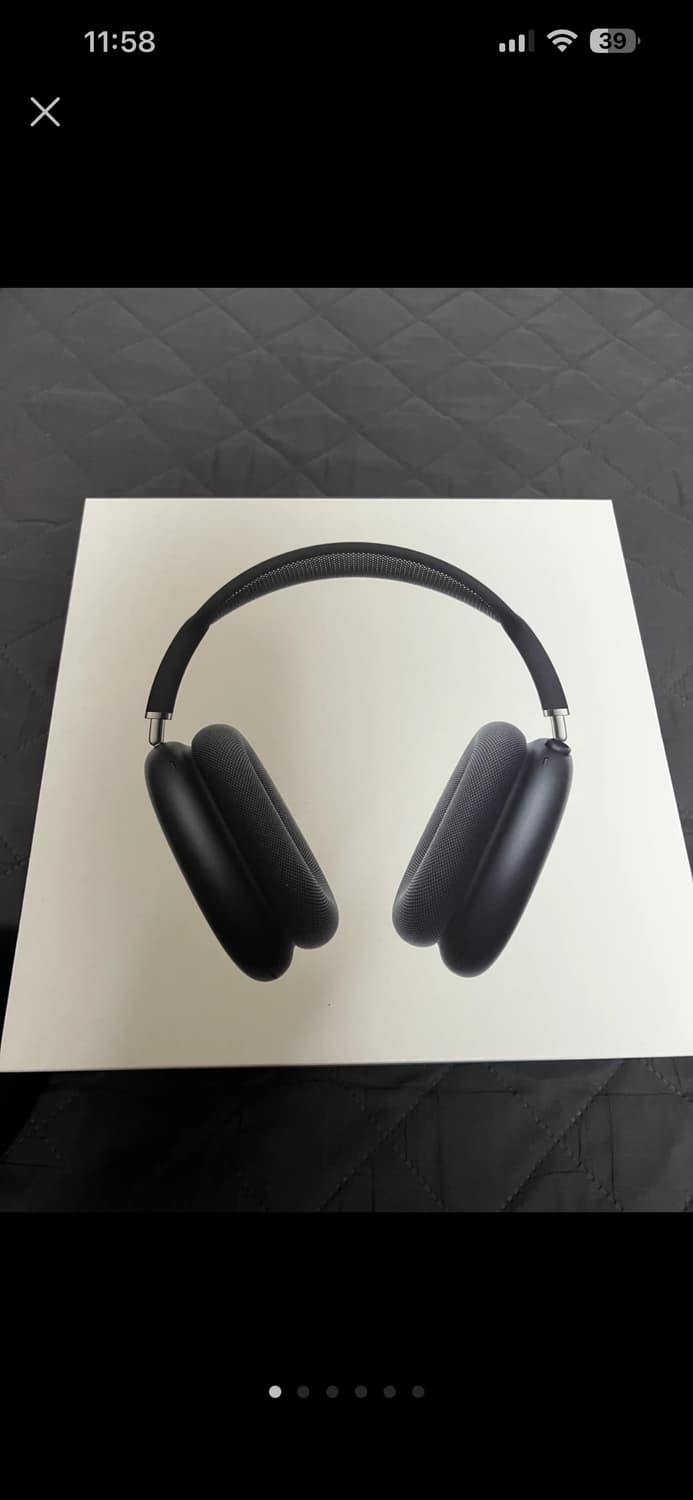 에어팟 맥스 USB C 미드나이트 국내정발 개봉 새상품 판매 상품이미지1