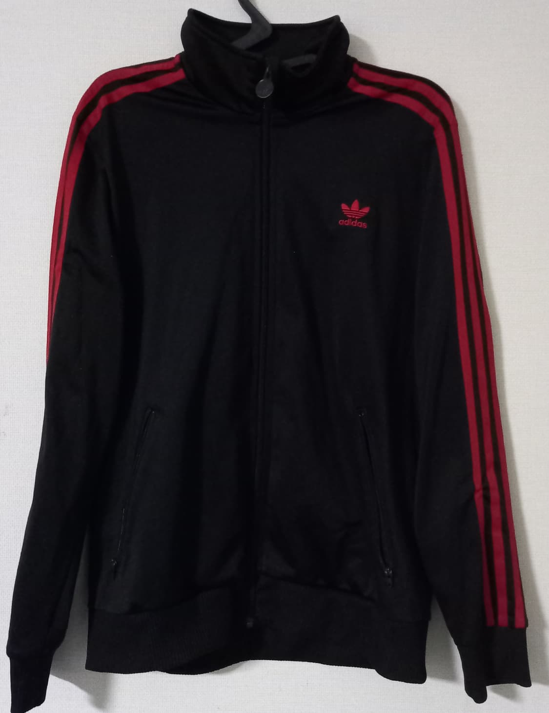 아디다스 검빨 블랙 트랙탑 저지 져지집업 90/S 상품이미지1