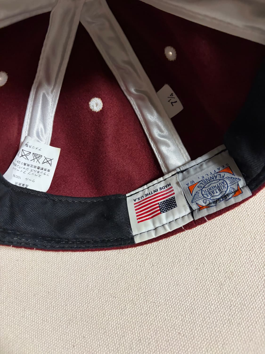 이벳필드 플란넬 빈티지 볼캡  상품이미지5